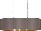 Eglo Maserlo Pendelleuchte/Schirmleuchte 78x22cm cappuccino/gold