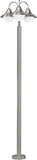 Eglo Sidney 220cm Stehleuchte Edelstahl 3-flammig