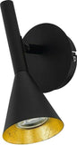 Eglo Cortaderas Spot 1-flammig schwarz/gold