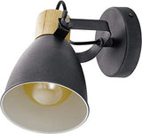 Eglo Coswarth Spot 1-flammig anthrazit/creme