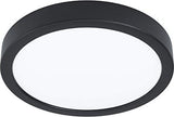 Eglo Fueva 5 rund 21cm 17W 4000K Aufbauleuchte schwarz
