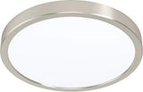 Eglo Fueva 5 rund 28.5cm 20.5W 4000K Aufbauleuchte nickel-matt