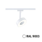 URail LED Schienenspot Circle Einzelleuchte 180lm 5W 3000K dimmbar 230V Signalweiß