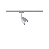 URail Schienenspot Cover Einzelspot GU10 max. 10W dimmbar 230V Chrom matt/Chrom