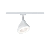 URail LED Schienenspot Arena Einzelspot 800lm 15W 2700K dimmbar 230V Weiß/Chrom