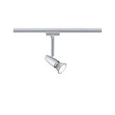 URail Schienenspot Barelli Einzelspot GU10 max. 10W dimmbar 230V Chrom matt/Chrom