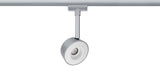 URail LED Schienenspot Pellet Einzelspot 350lm 6,7W 2700K dimmbar 230V Chrom matt/Weiß