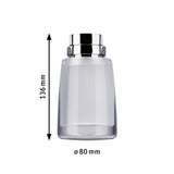 URail LED Schienenspot Safira Einzelspot 350lm 4,9W 2700K dimmbar 230V Chrom/Klar/Satin