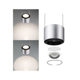 URail LED Pendel Aldan 880lm / 480lm 8,5 / 4,5W 2700K dimmbar 230V Chrom matt/Schwarz