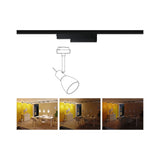 URail Schienenadapter Smart Home Zigbee 3.0 On/Off/Dimm 166x20mm Schwarz matt