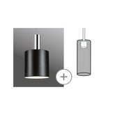 URail Schirm Tallis 2Easy 160mm Schwarz matt