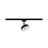 URail LED Schienenspot Circle Einzelspot 210lm 5W White Switch 230V Schwarz matt