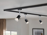 URail Schienenspot Pure II Einzelspot GU10 max. 10W dimmbar 230V Schwarz matt