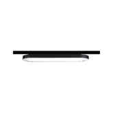 URail LED Panel Loop 480lm 7W 2700K 230V Schwarz matt/Chrom