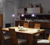 URail Pendel Sarrasani E14 max. 20W dimmbar 230V Schwarz matt/Dichroic