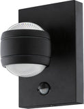 Eglo Sesimba 1 Sensor Wandleuchte schwarz 2-flammig