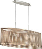 Eglo Sendero Pendelleuchte 77.5cm ahorn/nickel