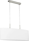 Eglo Pasteri 75x22cm Pendelleuchte/Schirmleuchte anthrazit/braun