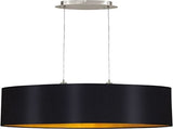 Eglo Maserlo Pendelleuchte/Schirmleuchte 78x22cm schwarz/gold
