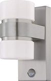 Eglo Atollari Sensor Wandleuchte 2-flammig silber