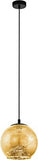 Eglo Albaraccin Pendelleuchte 27cm schwarz/gold
