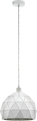 Eglo Roccaforte Pendelleuchte 30cm weiß