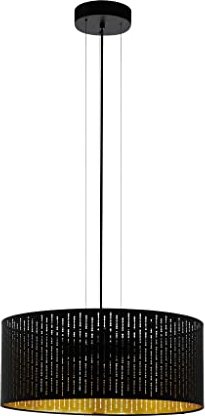 Eglo Varillas Pendelleuchte 53cm schwarz/gold