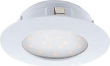 Eglo Pineda rund 10.2cm 12W 3000K Einbauleuchte weiß