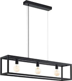 Eglo Elswick Pendelleuchte 3-flammig schwarz