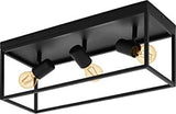 Eglo Silentina 3-flammig schwarz