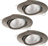 Eglo Tedo 1 rund 8cm Einbauleuchte, 3er-Set