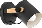 Eglo Hornwood Spot 1-flammig schwarz/creme