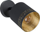 Eglo Esteperra Spot 1-flammig schwarz/gold