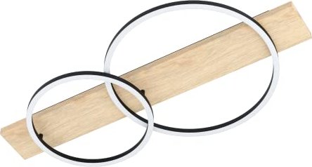 Eglo Boyal Deckenleuchte 2-flammig braun