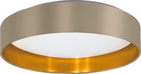 Eglo Maserlo 2 Deckenleuchte taupe gold