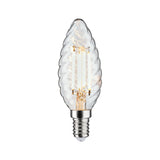LED Kerze  gedrehtes Glas