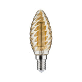 LED Kerze  gedrehtes Glas