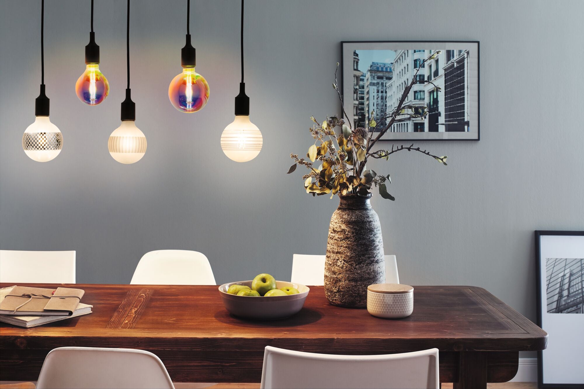 LED Globe  Ringspiegel E27
