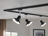 URail Schienenspot Pure II Einzelspot GU10 max. 10W dimmbar 230V Schwarz matt