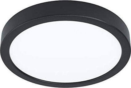 Eglo Fueva 5 rund 21cm 17W 4000K Aufbauleuchte schwarz