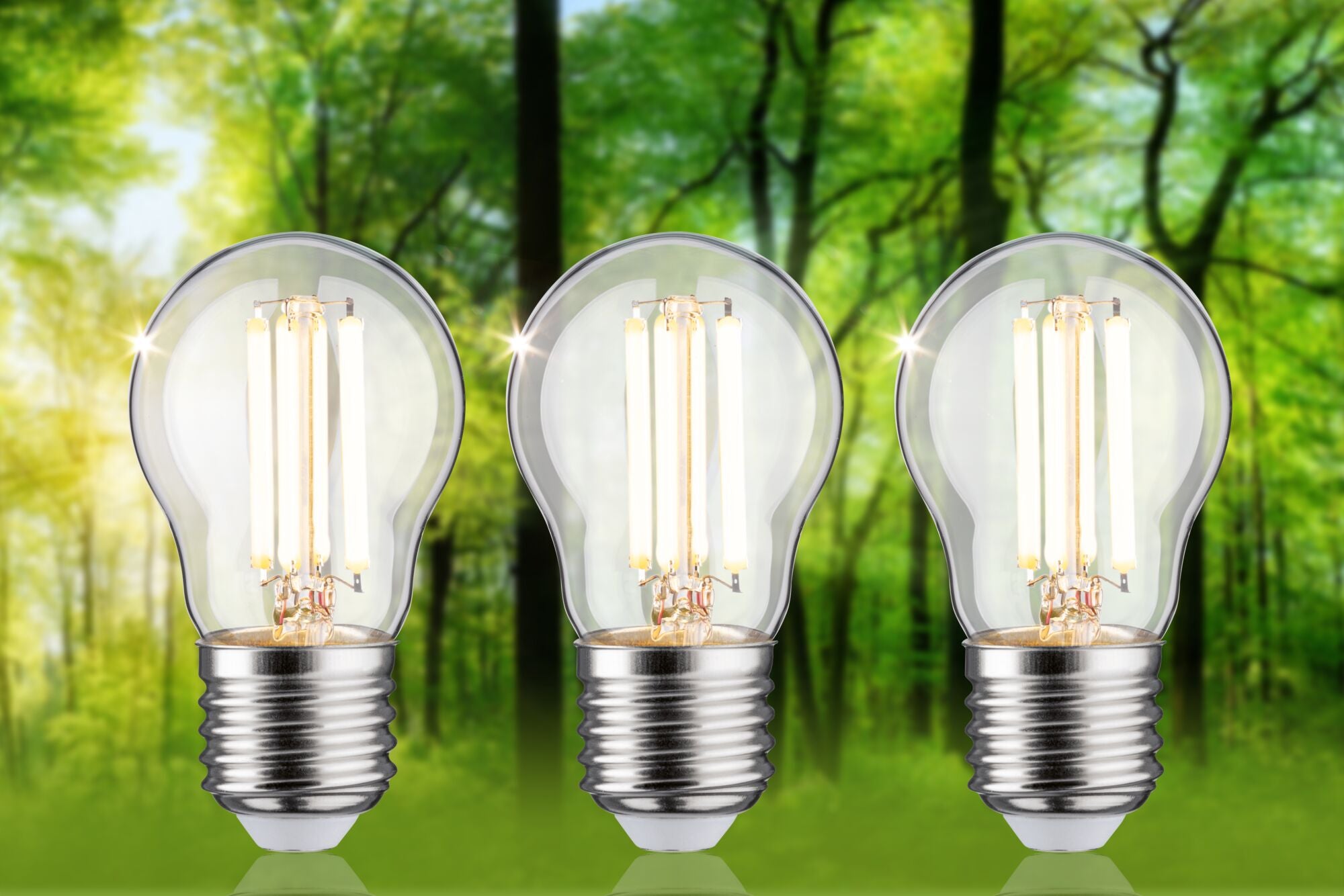 LED Tropfen  3er-Set 80 mm