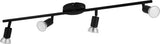 Eglo Buzz-LED Spot 4-flammig schwarz 4x 2.8W
