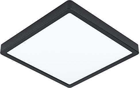 Eglo Fueva 5 eckig 28.5x28.5cm 20.5W 3000K Aufbauleuchte schwarz