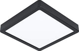 Eglo Fueva 5 eckig 21x21cm 17W 3000K Aufbauleuchte schwarz