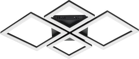Eglo connect.Z Paranday-Z LED Panel 47x43 schwarz