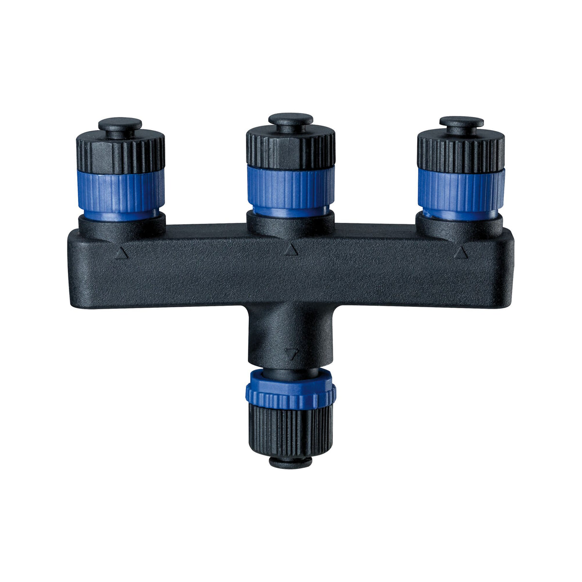 Plug & Shine Verteiler 3 Ausgänge IP68 Schwarz