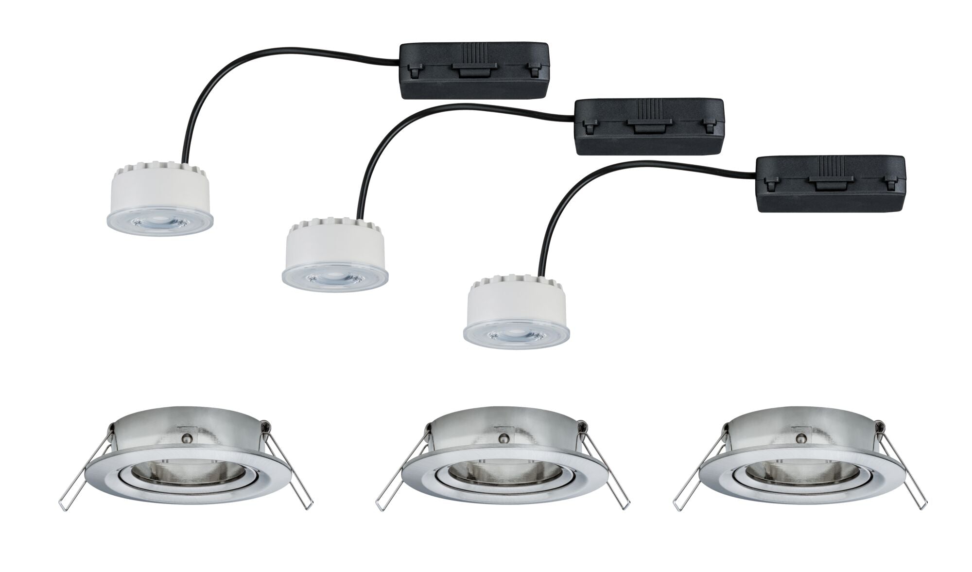 LED Einbauleuchte Coin Basisset schwenkbar