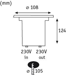 LED Bodeneinbauleuchte