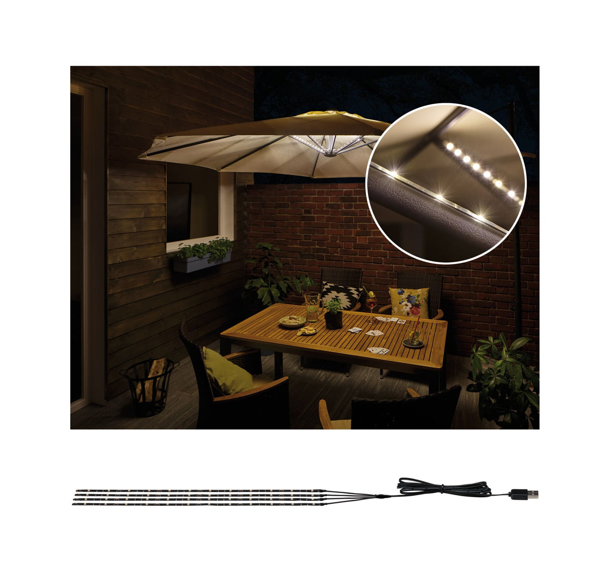 Parasol-Light Schirmbeleuchtung