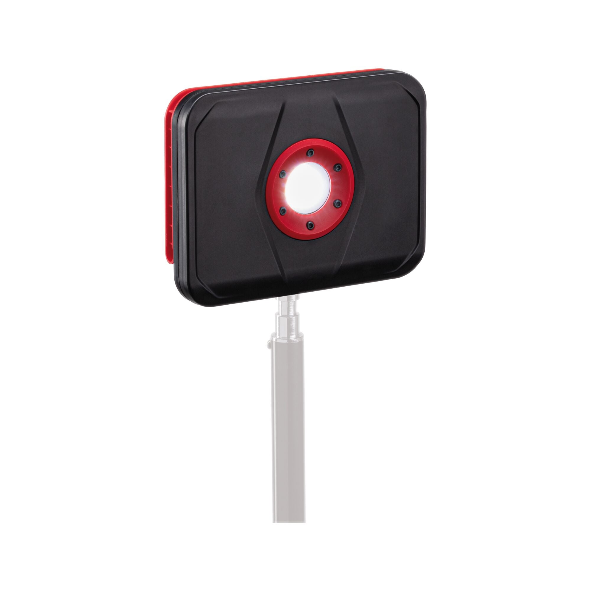 Akkuleuchte Akku Worklight IP65 dimmbar 6500K Schwarz/Rot